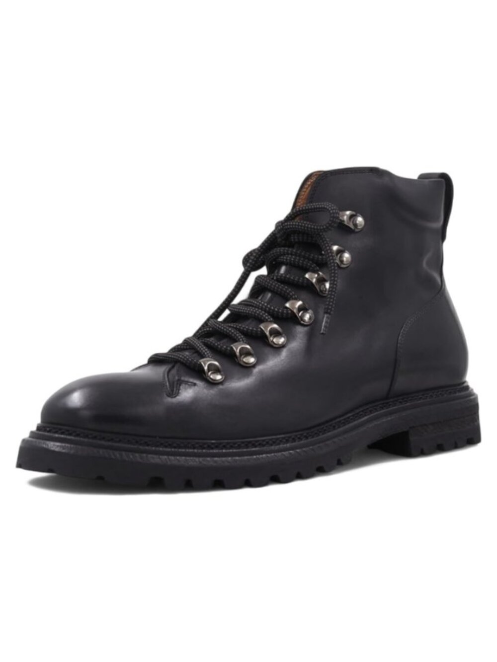 Aquatalia Men's DENALI BLACK TUMBLED Size 7.5M Brand New In Box!